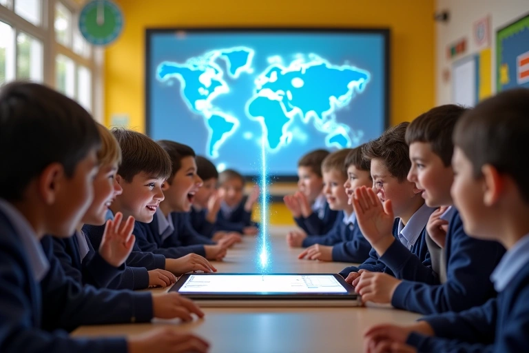 Cultural Studies: Connecting with Partner Schools Through Messaging