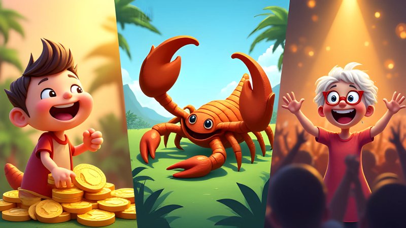 A Cracking Coin, a Giant Scorpion and a Record-Breaking Granny