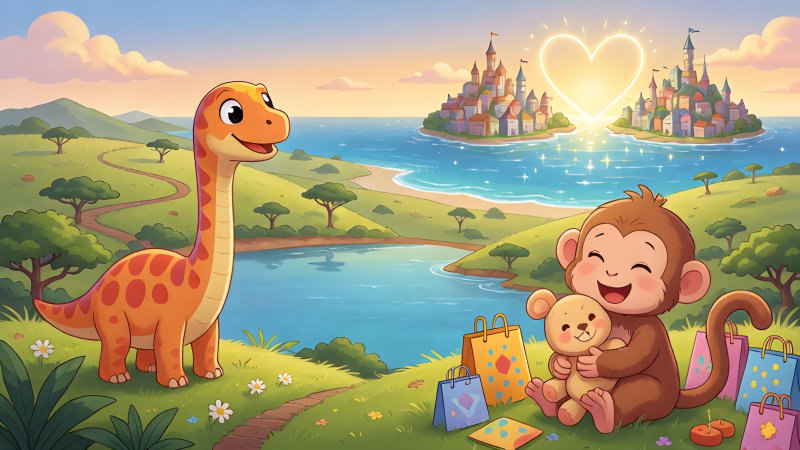 A Kind Thank You, a New Dinosaur, and a Birthday Monkey