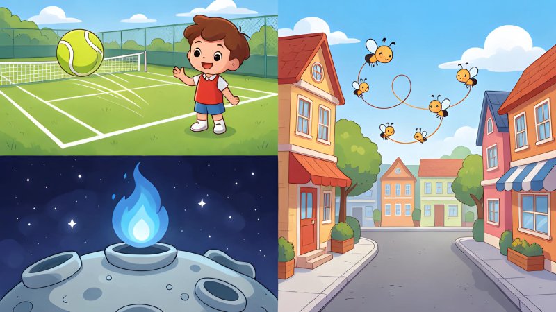 A Wimbledon Star, Fire on the Moon and a Buzzy Mystery