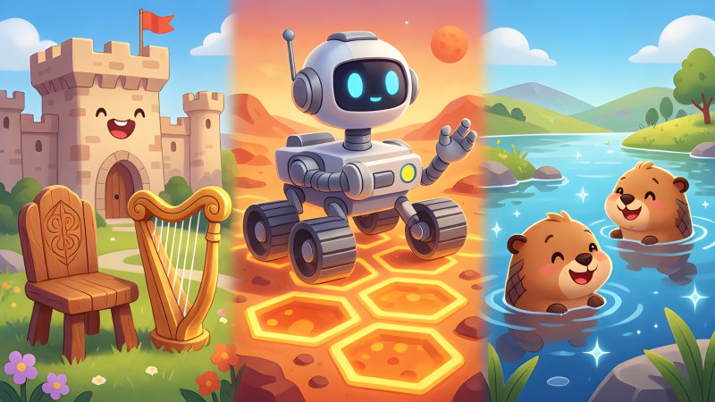 Ancient Festivals, Martian Honeycombs and Baby Beavers