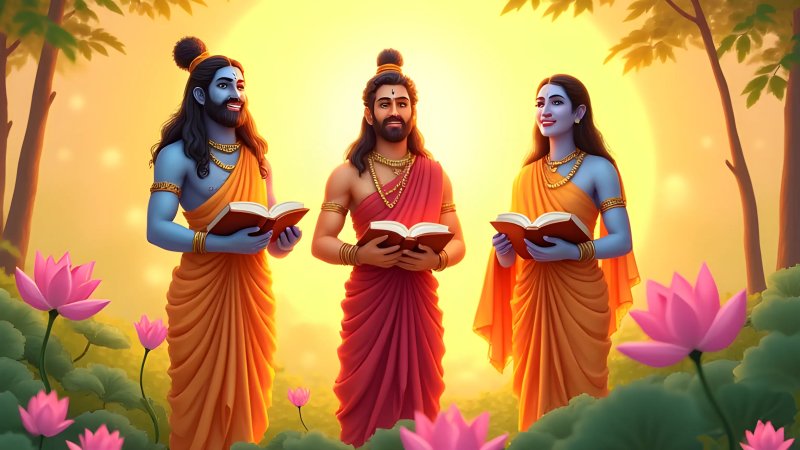 Brahma, Vishnu and Shiva: The Three Great Powers of Hinduism