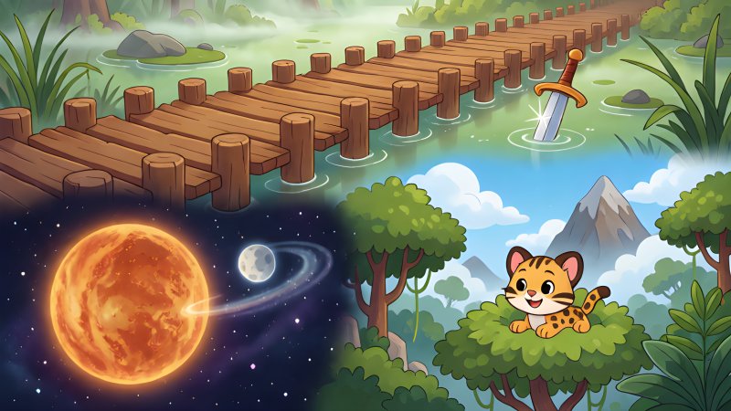 Bronze Age Bridges, a Hungry Planet and a Brand New Cat
