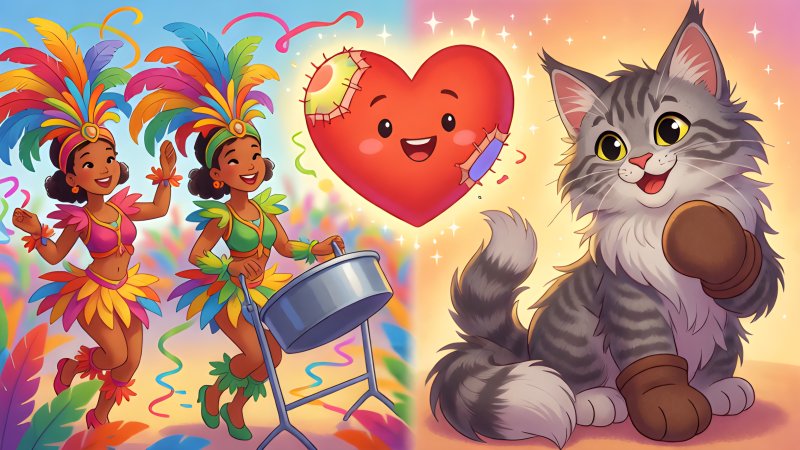 Carnival Turns Sixty, A Heart Patch That Vanishes, And A Cat With Twenty-Nine Toes