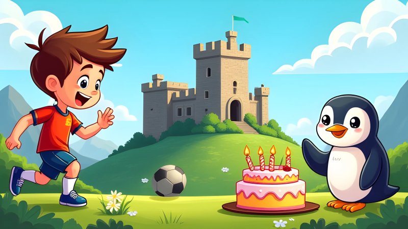 Castle Kicks, Celebrity Robots and a Very Old Penguin
