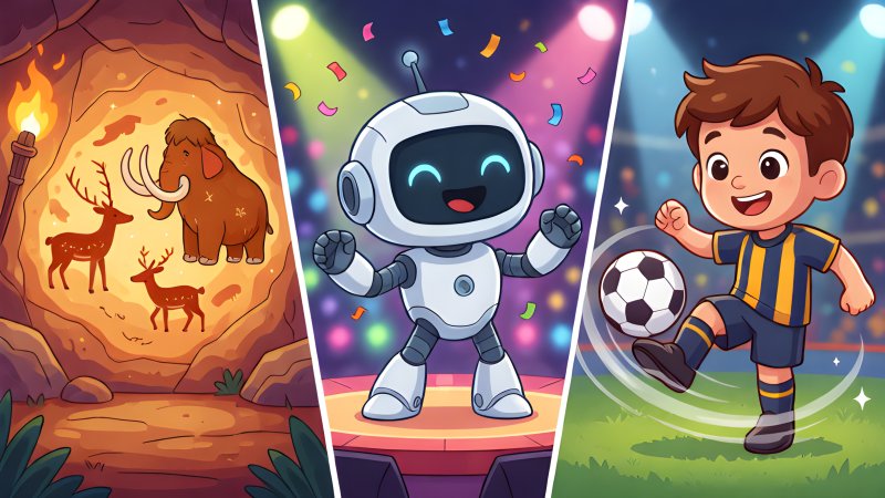 Cave Art, Dancing Robots and a Record-Breaking Freestyler