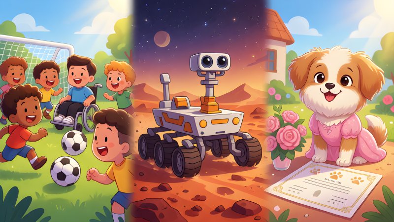 Football for Everyone, a Marathon on Mars, and a Wedding Dog