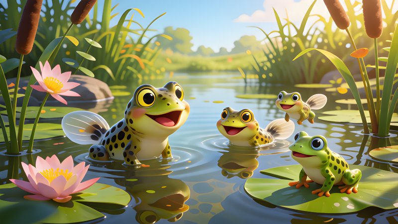 From Wriggle to Hop: The Amazing Story of Tadpoles and Frogs