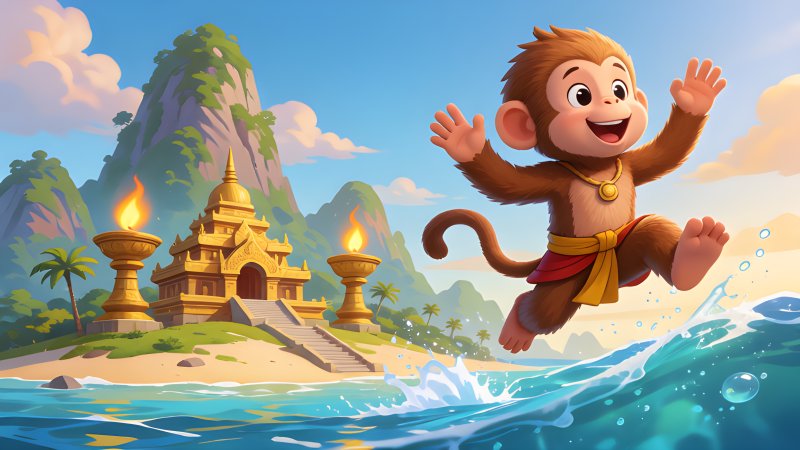 Hanuman: The Monkey Hero Who Leapt Across an Ocean