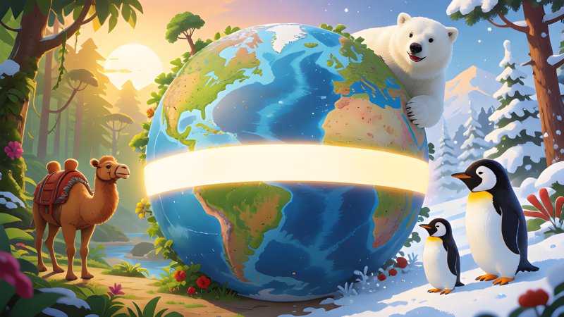 Hot Places and Cold Places: A Journey from the Middle of the World to the Top and the Bottom