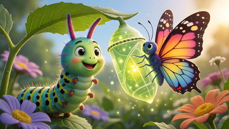 How Do Butterflies Transform from Caterpillars?