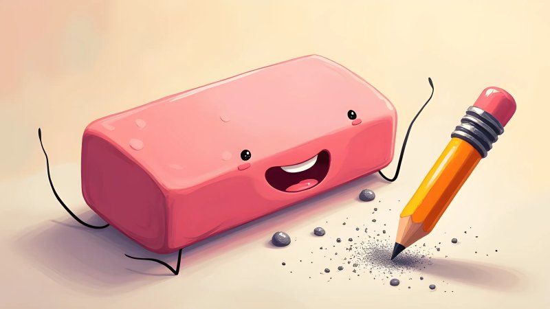 How Do Erasers Remove Pencil Marks?