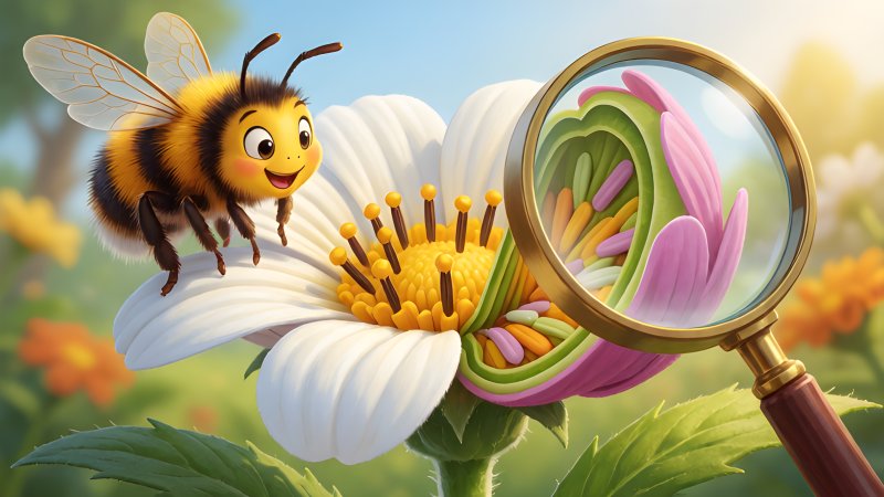 Inside a Flower: Nature's Brilliant Seed-Making Machine