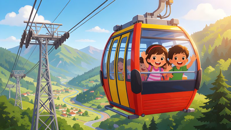 Riding the Wire: How Cable Cars Climb Mountains