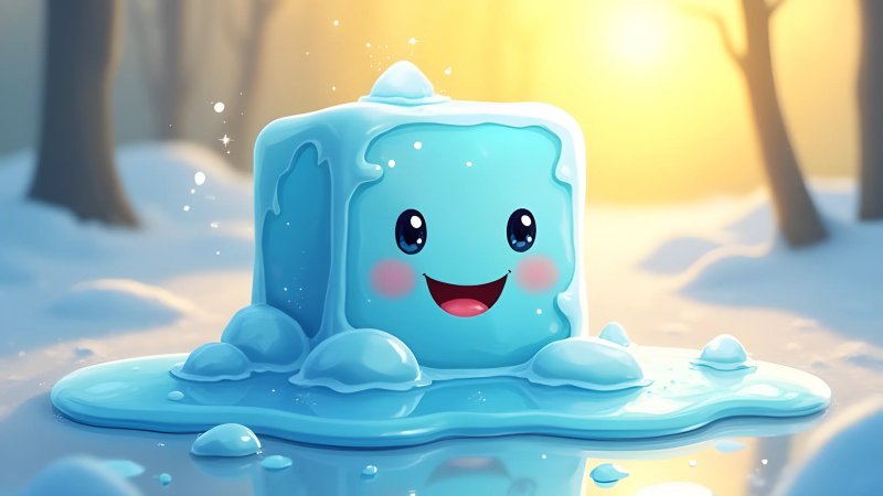 The Magic of Melting Ice