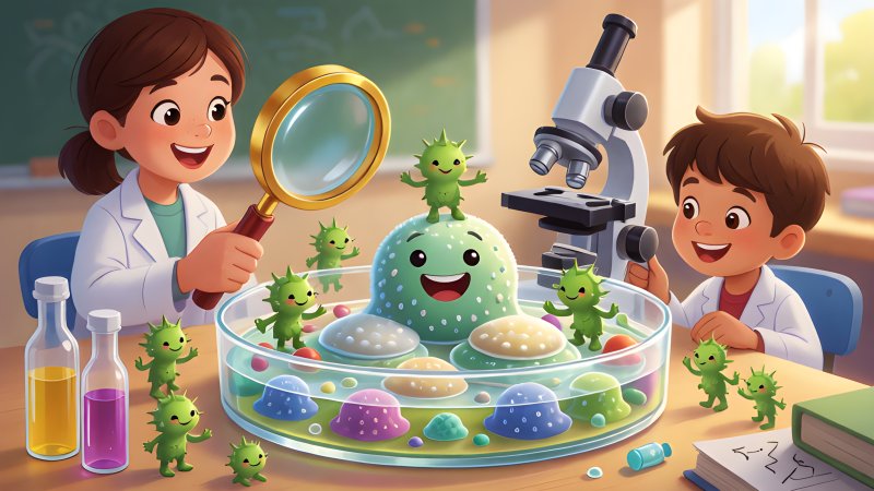 Tiny Germ Fighters: The Amazing Story of Antibiotics