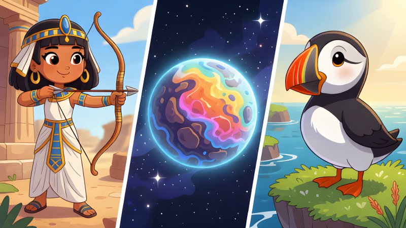 Warrior Princesses, a Faraway World, and a Puffin Surprise