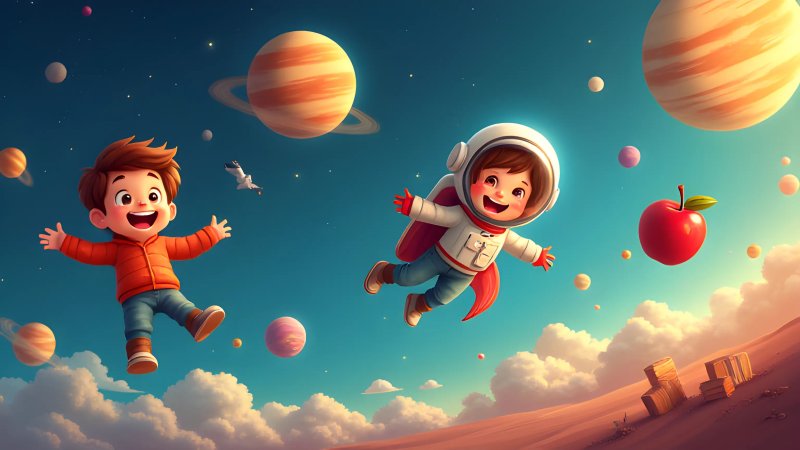 What Would Happen Without Gravity? A Floating Adventure
