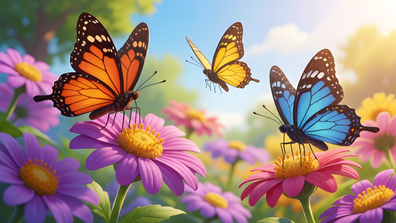 When Do Flowers Attract Butterflies?