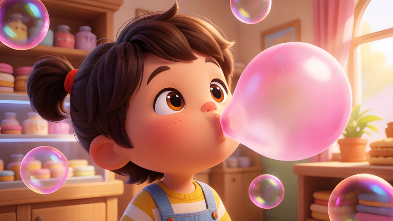 Why Can Bubble Gum Blow Big Bubbles?