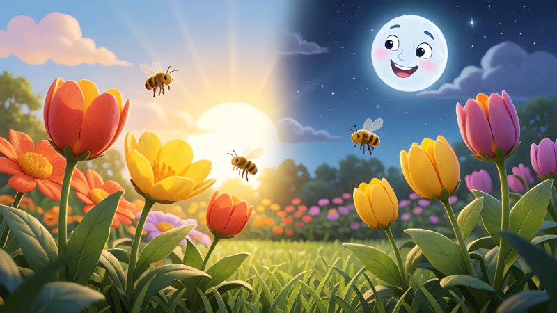 Why Do Most Flowers Open in the Morning and Wilt at Night?