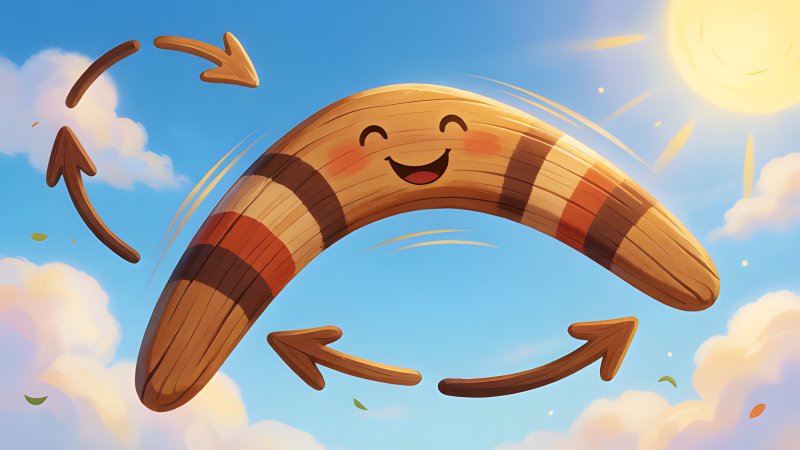 Why Does a Boomerang Come Back?