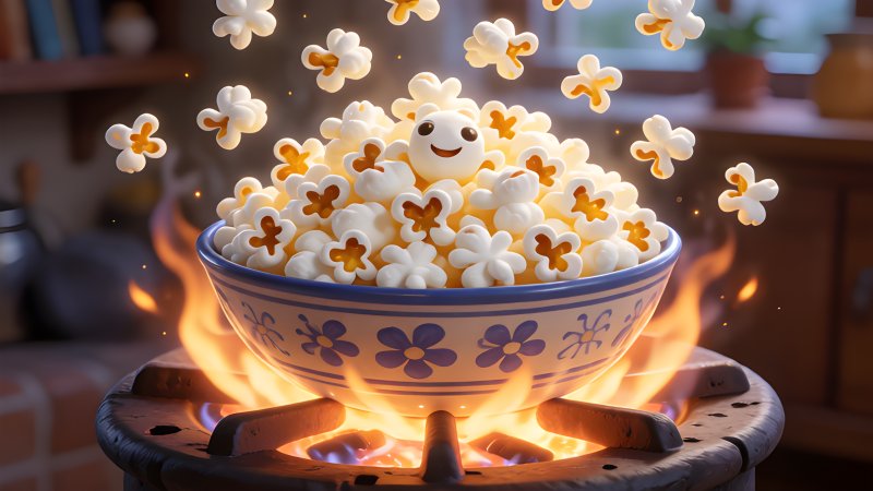 Why Does Popcorn Pop?