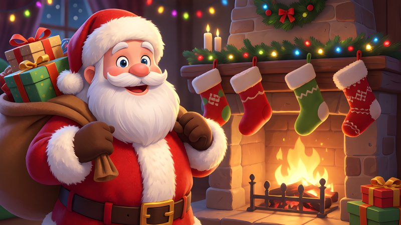 Why Does Santa Claus Give Gifts on Christmas?